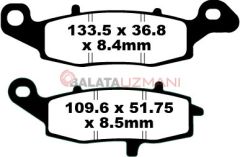 Suzuki GSX 600 FW/FX/FY/FK1/FK2 (1998-2002) Sinter Sol Ön Fren Balatasi EBC FA229HH