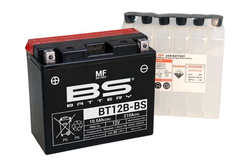BT12B-  (YT12B-BS) 12V 10Ah 175CCA 150x69x130 Bs-Battery