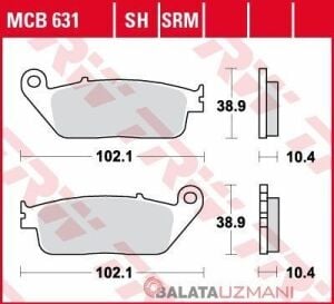 HONDA CL 250   (2018->2025 --) Ön Sinter Fren Balatasi TRW