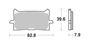 Honda ADV 750 (X-ADV  DCT) (2017-2018) BREMBO Sinter Ön Fren Balatasi  FA679HH