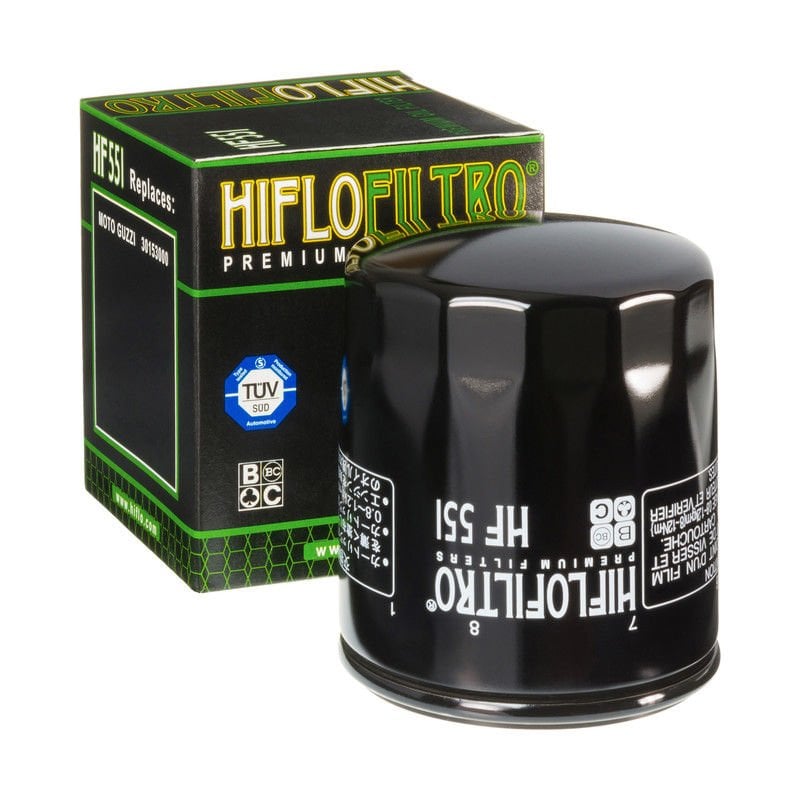 Moto Guzzi 850 Breva (2006-2011) Hiflo Premium Metal Yağ Filtresi HF551