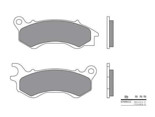 HONDA PCX125/150 CARBON ÖN FREN BALATASI BREMBO
