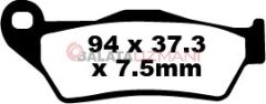 Ducati Monster 620 (2005-2006) Organik Ön Fren Balatasi EBC FA181TT*