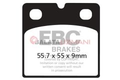 BMW K1200 RS (ABS) (2001-2004) Organik Arka Fren Balatasi EBC FA018