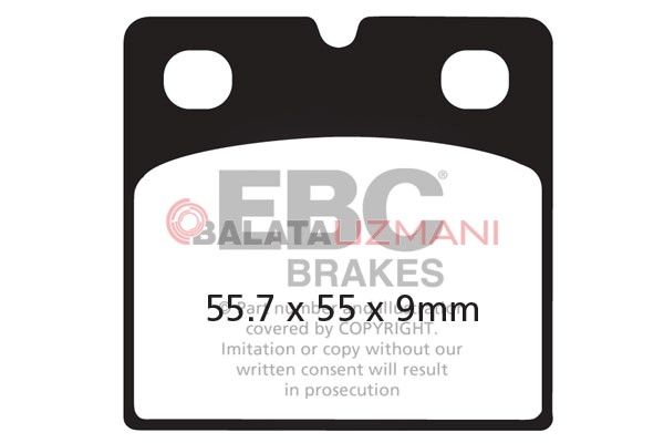 BMW K1200 GT (2 pin rear pad K41)  (2003-2006) Organik Arka Fren Balatasi EBC FA018