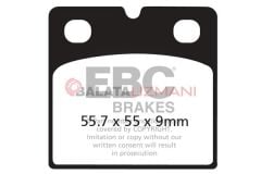 BMW K1200 GT (2 pin rear pad K41)  (2003-2006) Organik Arka Fren Balatasi EBC FA018