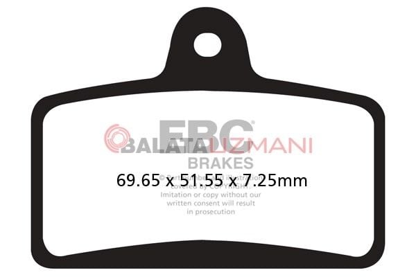 Aprilia RS 125 (4T) (2017-2018) Organik Ön Fren Balatasi EBC FA399