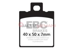 Ducati 600 Monster (2000-2001) Organik Arka Fren Balatasi EBC FA047