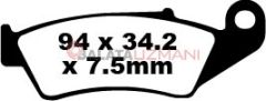 Suzuki DR-Z 400 SMK5/SMK6/SMK7/SMK8/SMK9 (2005-2009) Sinter Ön Fren Balatasi EBC FA185R