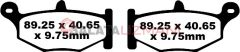 Suzuki DL 1000 AL4/AL5/AL6/AL7/AL8 V-Strom (ABS) (2014-2018) Yari Sinter Arka Fren Balatasi EBC FA419V