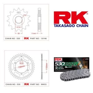 Yamaha YZF-R1 Rk X-ring Zincir Dişli Set 530 XSO-17/47T