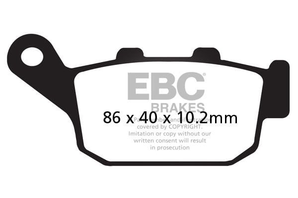 Honda NC 700 XC/XD (2012-2013) Arka Organik Kevlar Fren Balatasi EBC FA140