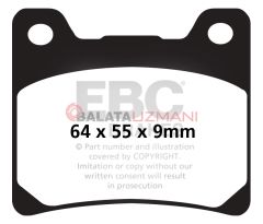 Yamaha TDM 850 (1996-2001) Yari Sinter Arka Fren Balatasi EBC FA088V