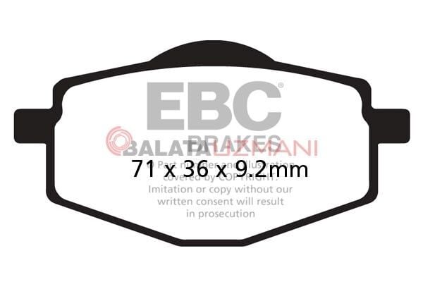 Rks Freccia 150 Arka Disk Fren Balatası Ebc Sfa101