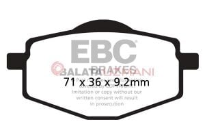 Rks Freccia 150 Arka Disk Fren Balatası Ebc Sfa101