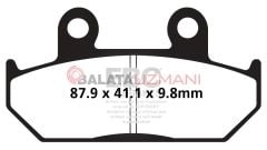 Honda GL 1500 L/SEM/SEN/SEP/SER/SES/SEV/SEW/SEX/SEY Goldwing (1990-2000) Yari Sinter Ön Fren Balatasi EBC FA124/2V*
