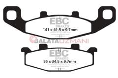 Kawasaki KLE 500 B1P/B6F/B7F (2005-2007) Organik Ön Fren Balatasi EBC FA129