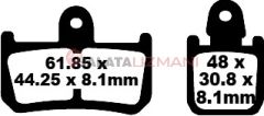 Yamaha MT-01 (6 piston Radyal Kaliper) (2007-2009) Sinter Ön Fren Balatasi EBC FA442/4HH*