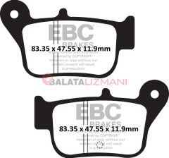 SYM Max Sym 600i (ABS) (2014-2015) Sinter Arka Fren Balatasi EBC SFA628HH