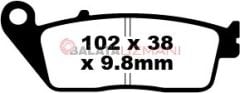 Yamaha YP 250 R X-Max (ABS) (2011-2016) Karbon Ön Fren Balatasi EBC SFAC196
