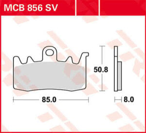 QJ MOTOR SRT (550 X) ÖN  FREN BALATASI TRW SİNTERLİ