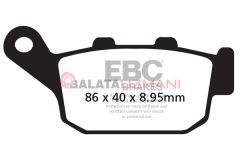 Suzuki SFV 650 AK9/AL0/AL1/AL2/AL3/AL4/AL5 Gladius (ABS) (2009-2015) Yari Sinter Arka Fren Balatasi EBC FA496V