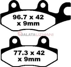 Honda CB 125 F (GLR 125 1WHF) (2015-2016) Sinter Ön Fren Balatasi EBC FA197HH
