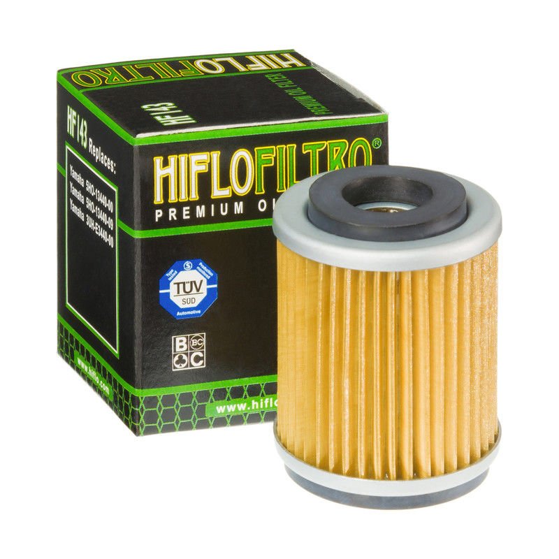Yamaha TW200 S,SC,T,TC,V,VC,W,WC,X,XC,Y,YC,Z,ZC,A1,B1,D1,E1,F1,G1 (2004-2016) Hiflo Premium Kağıt Yağ Filtresi HF143