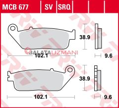 Honda NC 750 D Integra ABS, SD-DCT (2014-> --) Ön Sinter Fren Balatasi TRW MCB677SV