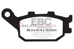 Honda NC 700 DC-700 Integra Scooter  (2012-2014) Organik Arka Fren Balatasi EBC FA174