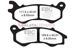 Honda PCX 125 (WW 125 EX2 C/D/F/H/J) (2012-2018) Karbon Ön Fren Balatasi EBC SFAC603