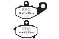 Kawasaki Z 1000 (ZR1000 GEF) (2014) Arka Organik Kevlar Fren Balatasi EBC FA192