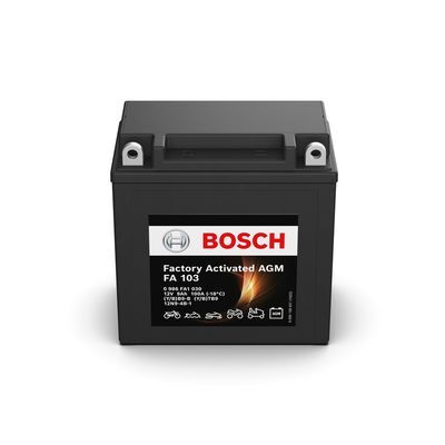 BOSCH JEL YTX9A-BS (LTX9A-BS) 12V 9Ah 120CCA 135x75x139.Kuru Bakımsız Akü