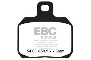 DUCATI -797-821-937-1200  MONSTER  ARKA FREN BALATASI SİNTERLİ EBC FA266HH
