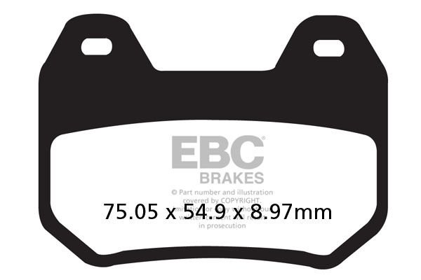 Bmw K1200 LT (Evo-Integral ABS/fixed bobin) (2008-2009) Arka Organik Kevlar Fren Balatasi EBC FA304
