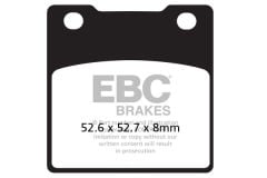Kawasaki ZX 12R (ZX 1200 B3/B4/B6F) (2004-2006) Arka Organik Kevlar Fren Balatasi EBC FA161