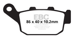Triumph Tiger 800 XC (ABS siz) (2011-2014) Arka Yari Sinter Fren Balatasi EBC FA140V