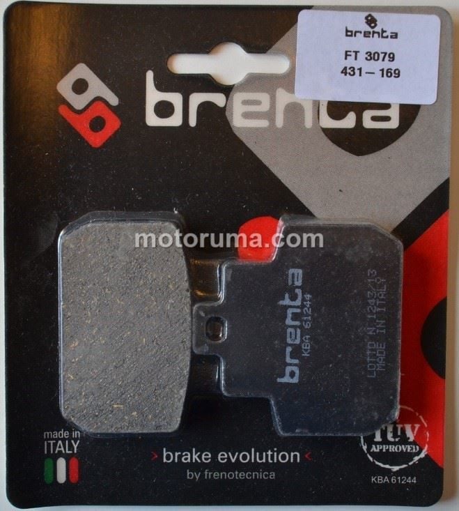 X8-X9-BEVERLY-MP3 250 BRENTA Arka BALATA 431-169 EBC KODU SFA305