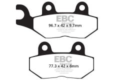 Triumph Tiger Explorer 1200 (2012-2014) Arka Organik Kevlar Fren Balatasi EBC FA214/2
