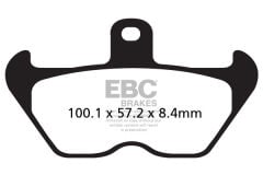 Bmw R1100 GS (STD & ABS) (1993-1999) Ön Organik Kevlar Fren Balatasi EBC FA407*