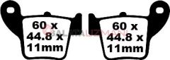 Honda CRF 450 R2/R3/R4/R5/R6/R7 (2002-2007) Organik Arka Fren Balatasi EBC FA346TT