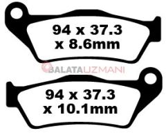 BMW R1100 RT (Döküm Jant/ABS) (1994-2001) Sinter Arka Fren Balatasi EBC FA363HH