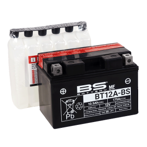 BT12A-BS (YT12A-BS) 12V 10Ah 175CCA 150x88x105 Bs-Battery bak?ms?z-mf motosiklet aküsü