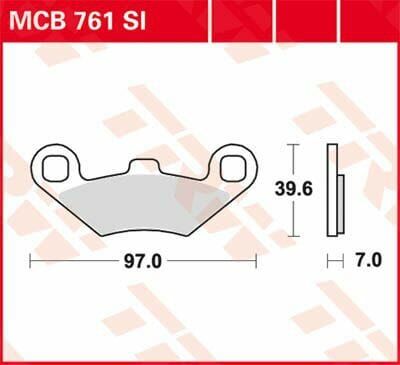 POLARIS SPORTSMAN 400/570/800/1000 SINTER ÖN ARKA FREN BALATASI SİNTERLİ TRW