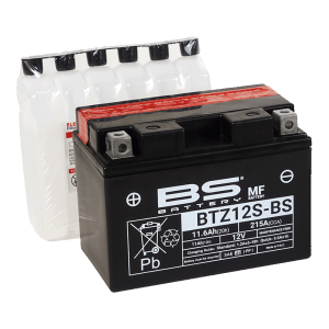 BTZ12S-BS (YTZ12S-BS) 12V 11Ah 210CCA 150x88x110 Bs-Battery bak?ms?z-mf motosiklet aküsü