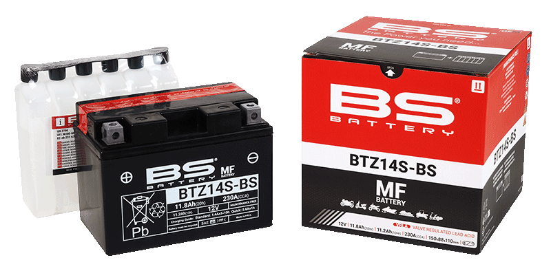 Honda NC 750 BTZ14S-BS 12V 11,2Ah 230CCA 150x88x110 Bs-Battery bakımsız-mf motosiklet aküsü