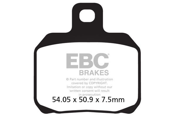 Ducati 796 Monster ABS) (2010-2014) Arka Organik Kevlar Fren Balatasi EBC FA266