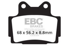 Yamaha FZS 600 Fazer (1998-2003) Arka Organik Kevlar Fren Balatasi EBC FA104