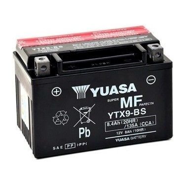 Yamaha X-City 250  Yuasa YTX9-BS(CP)  12Volt 8Amper Akü (012V-0008Ah)