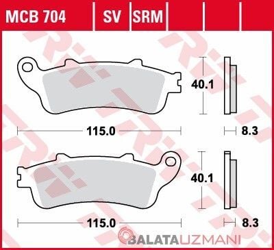 HONDA CBF500 CBR1100XX GL1800 ST1300 PAN EUROPEAN KAWASAKİ VULCAN 650S SİNTERLİ FREN BALATASI